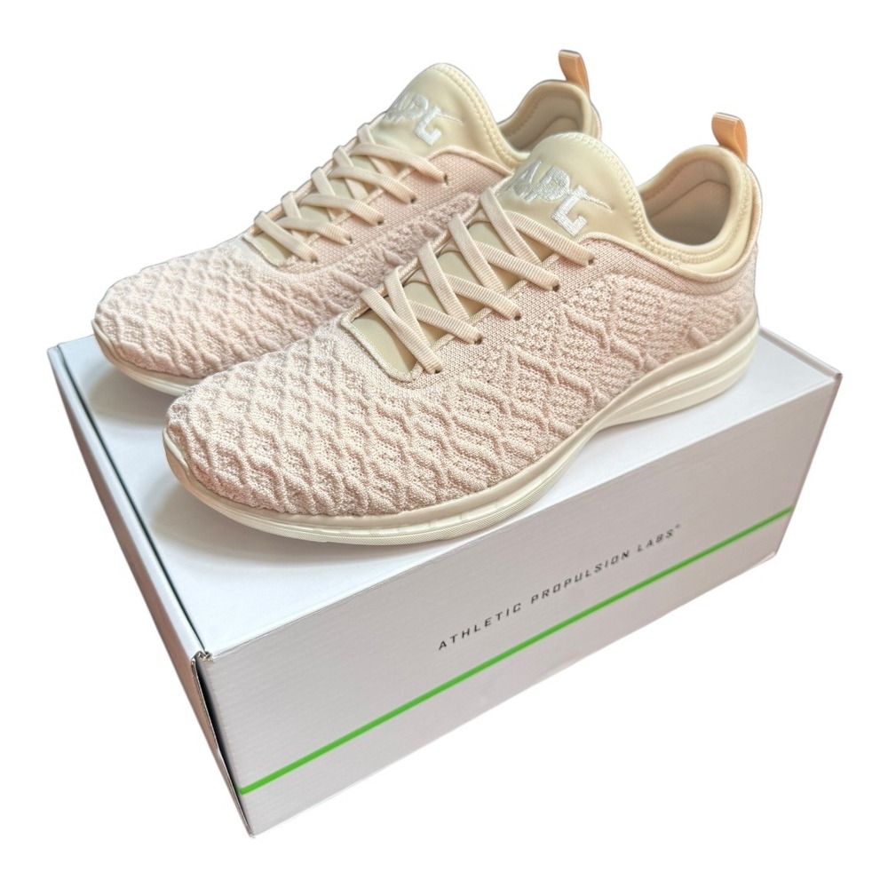 APL Techloom Phantom Knit Running Shoes Athletic Sneakers Beach Ivory Size‎ 9